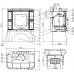 HAAS+SOHN Kachlová kamna Lugano černá, béžová kachle 0331415010000